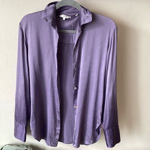 Vince purple button down